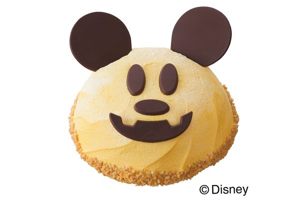 ミッキーマウスっぽいジャック・オー・ランタンみたいなドーム型のケーキ