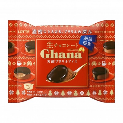 ガーナ生チョコレート芳醇プラリネアイス