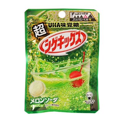ファミリーマート ＵＨＡ味覚糖 超シゲキックスメロンソーダ