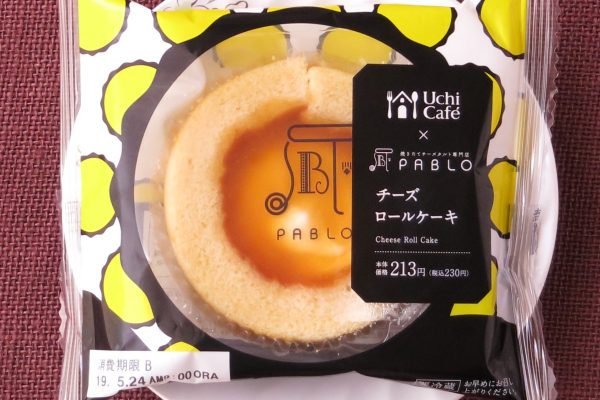 北海道産生クリームブレンドのチーズクリームにアプリコットジュレをトッピングした、PABLOチーズタルトをイメージしたロールケーキ。