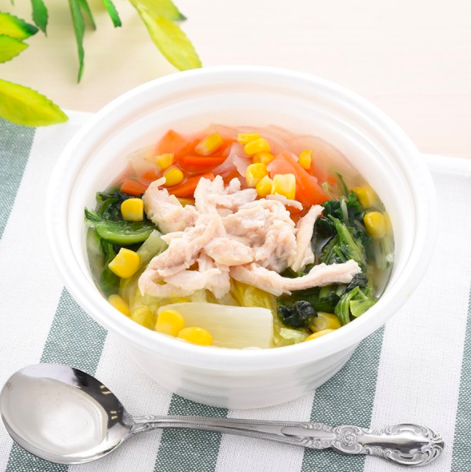 7種野菜の鶏塩スープ