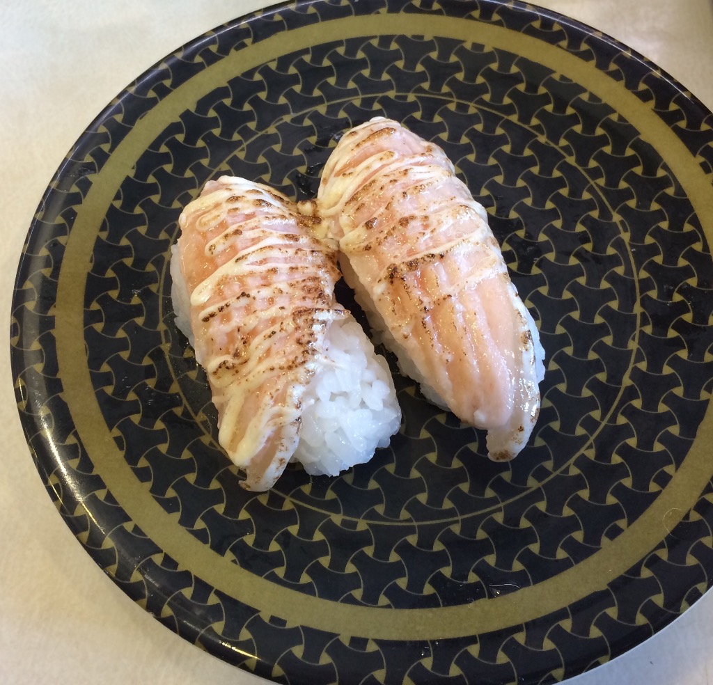 高評価 はま寿司 にぎり 炙りとろサーモンのクチコミ 評価 カロリー情報 もぐナビ