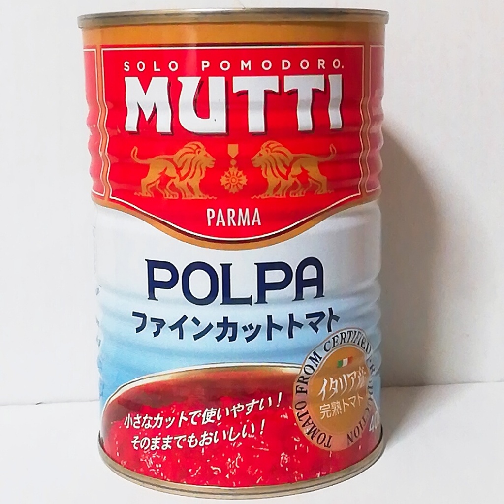 高評価 粗ごしピューレ状のカットトマト缶 Mutti ファインカットトマト のクチコミ 評価 ミヌゥさん もぐナビ