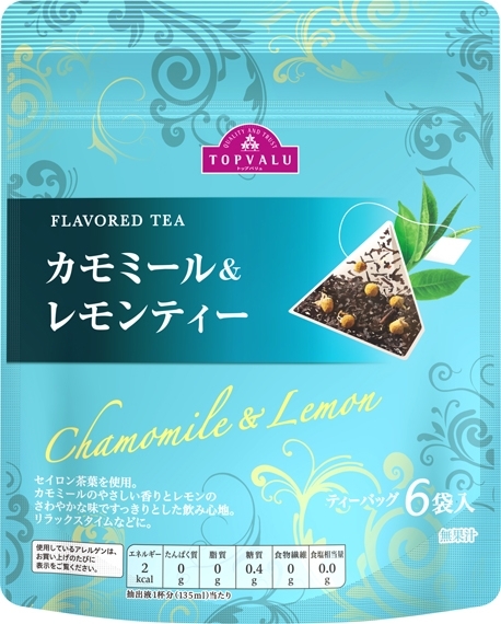 トップバリュ ｆｌａｖｏｒｅｄ ｔｅａ カモミール レモンティーのクチコミ 評価 カロリー 値段 価格情報 もぐナビ