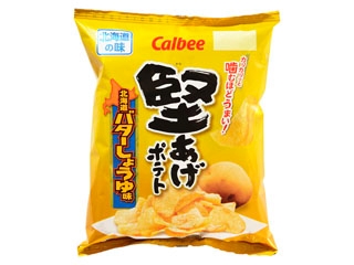 中評価 カルビー 堅あげポテト 北海道バターしょうゆ味 袋63gのクチコミ 評価 商品情報 もぐナビ