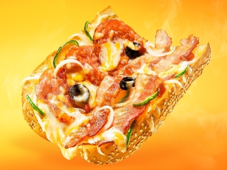 高評価】サブウェイ　ベーコン・イタリアーナの感想・クチコミ・カロリー情報【もぐナビ】　サンドイッチ　ピザ