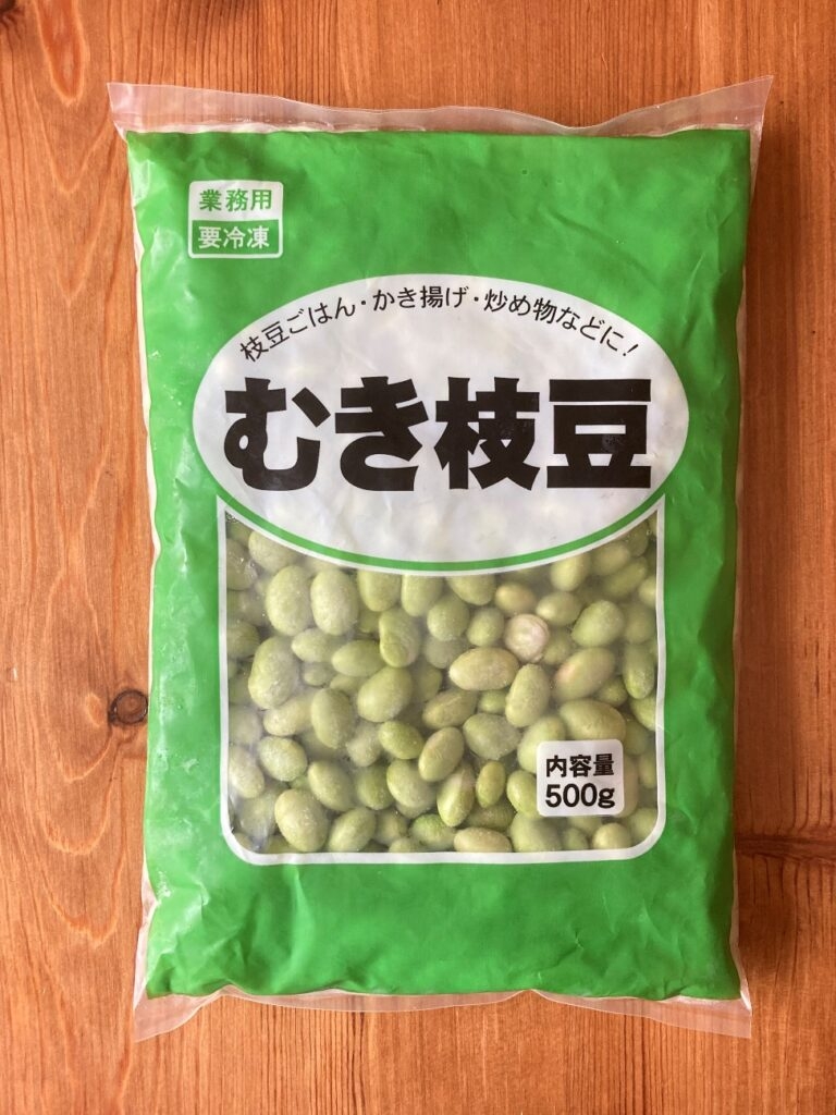 冷凍むき枝豆の感想・クチコミ・商品情報【もぐナビ】　中評価】神戸物産　業務スーパー