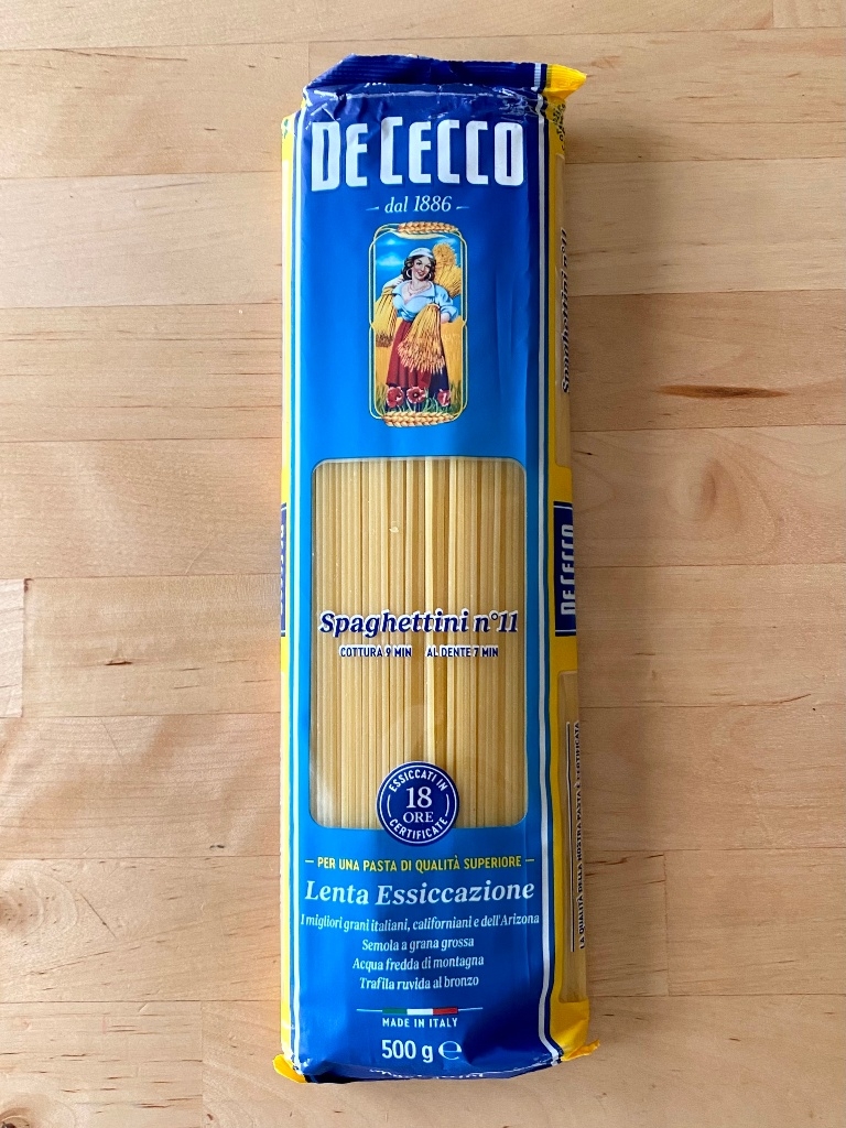 Ｎｏ．　高評価】ＤＥ　ＣＥＣＣＯ　スパゲッティーニ　１１の感想・クチコミ・商品情報【もぐナビ】