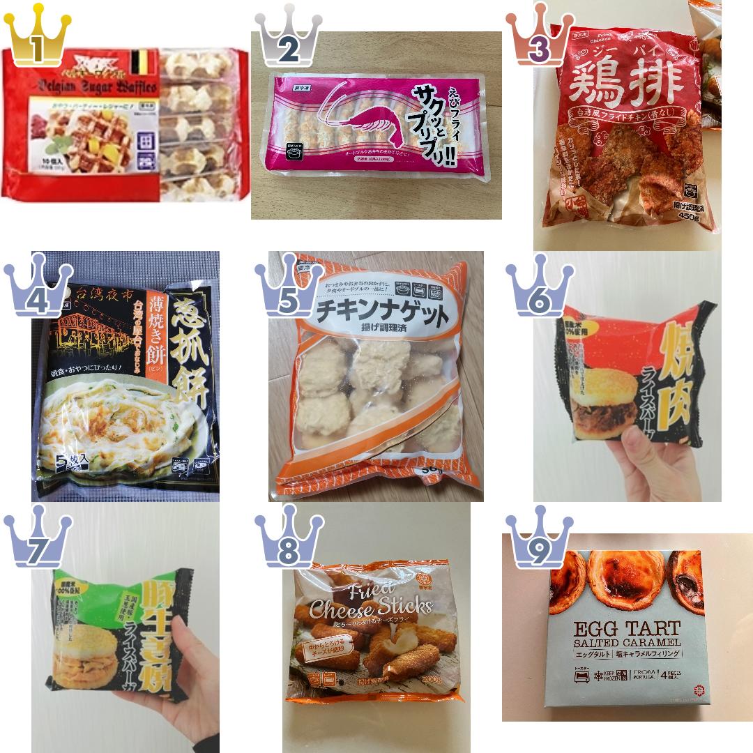 神戸物産の冷凍調理品のランキング
