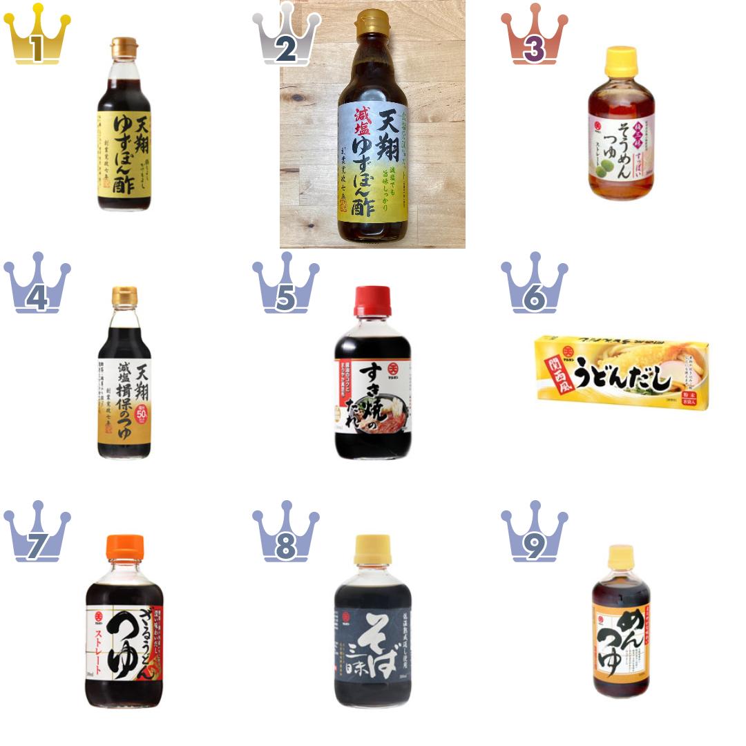 日本丸天醤油の調味料・香辛料・その他のランキング