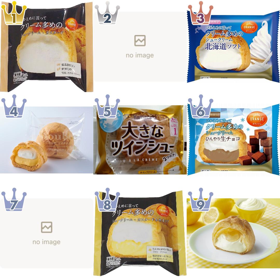 「#シュークリーム」の「ケーキ・洋菓子」のおすすめランキング