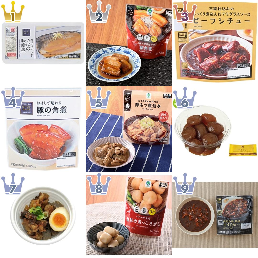 「#煮込み」の「コンビニ惣菜」のランキング