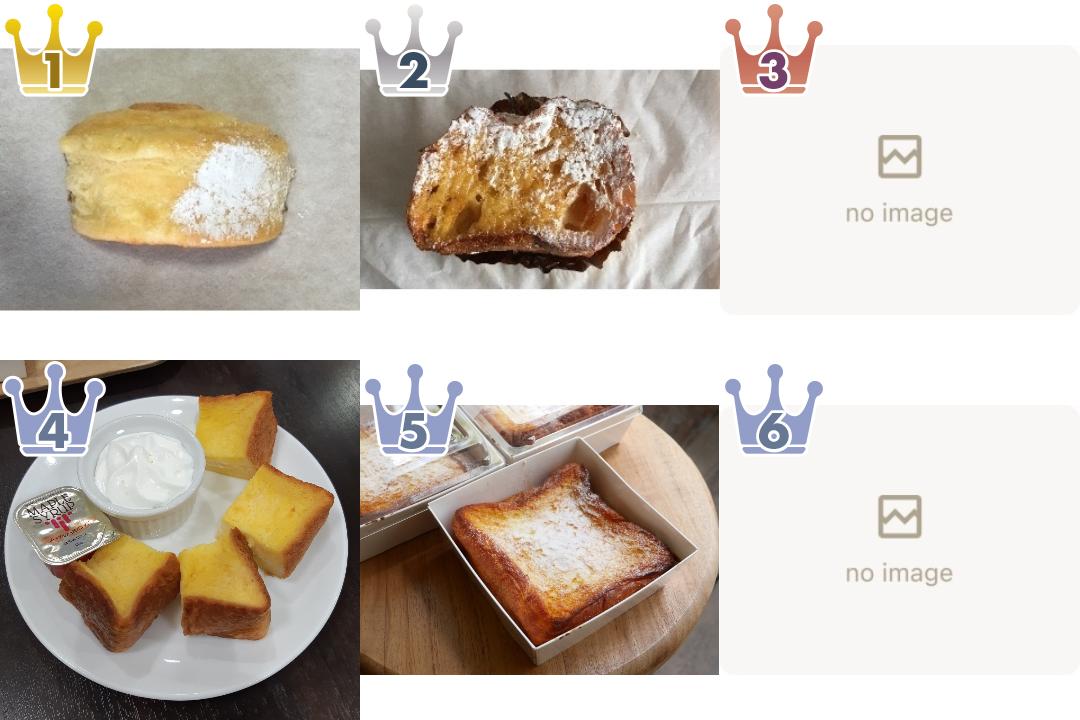 「#フレンチトースト」の「ドーナツ・パン」のランキング
