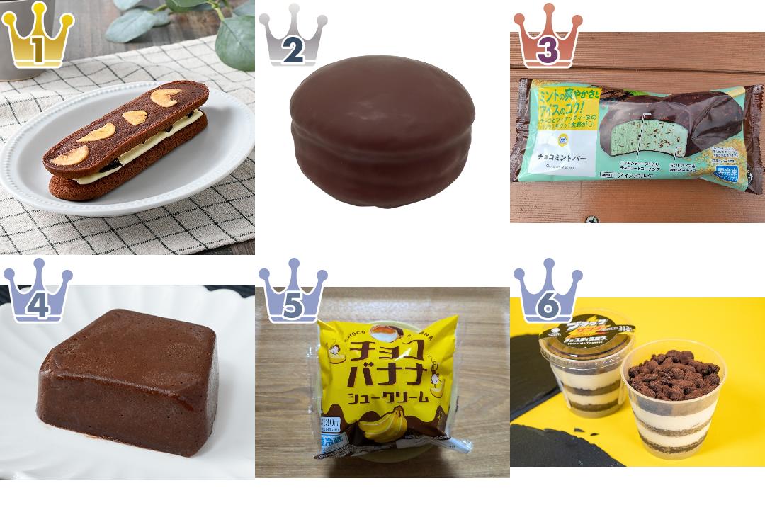 「#コンビニチョコレートスイーツ」のランキング