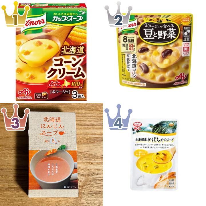 「#北海道」の「スープ・カップ春雨・味噌汁・その他」のランキング